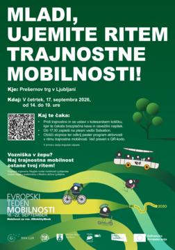 Mladi, ujemite ritem trajnostne mobilnosti